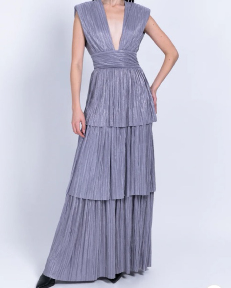 Sabina Musayev Judith Gown In Grey by Sabina Musayev - Pickle