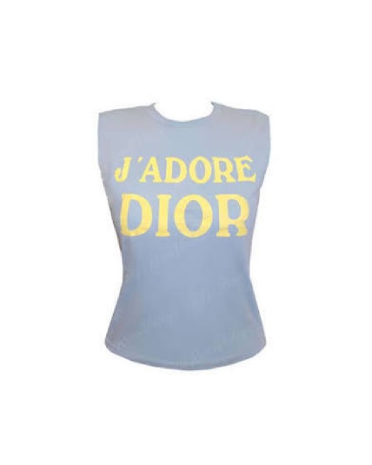 J'adore Dior' Tank Top by Christian Dior - Pickle