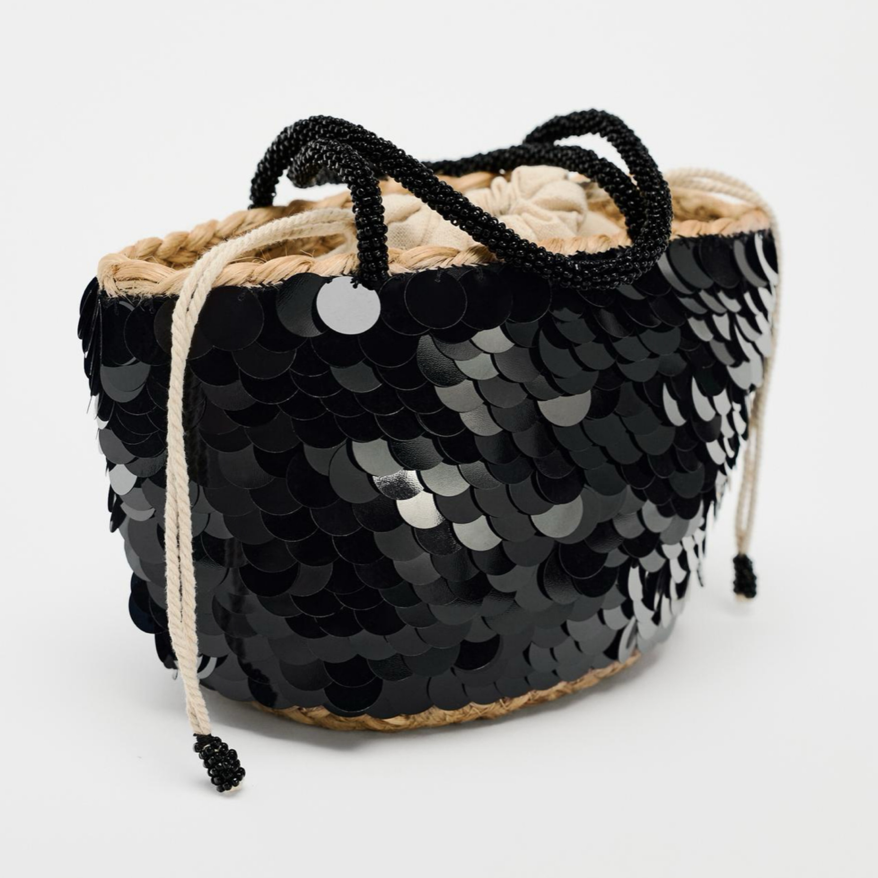 Sequin Mini Basket Bag | Pickle