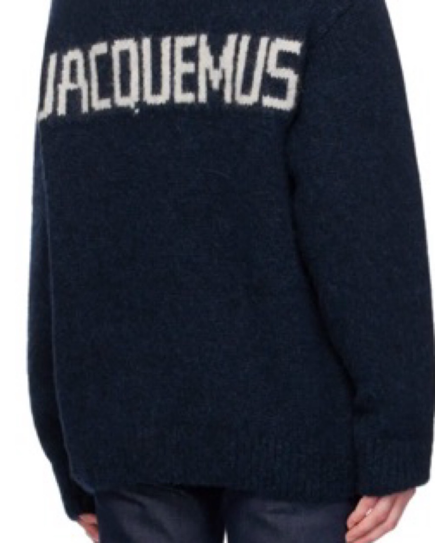 Jacquemus Navy Knit Sweater by Jacquemus - Pickle