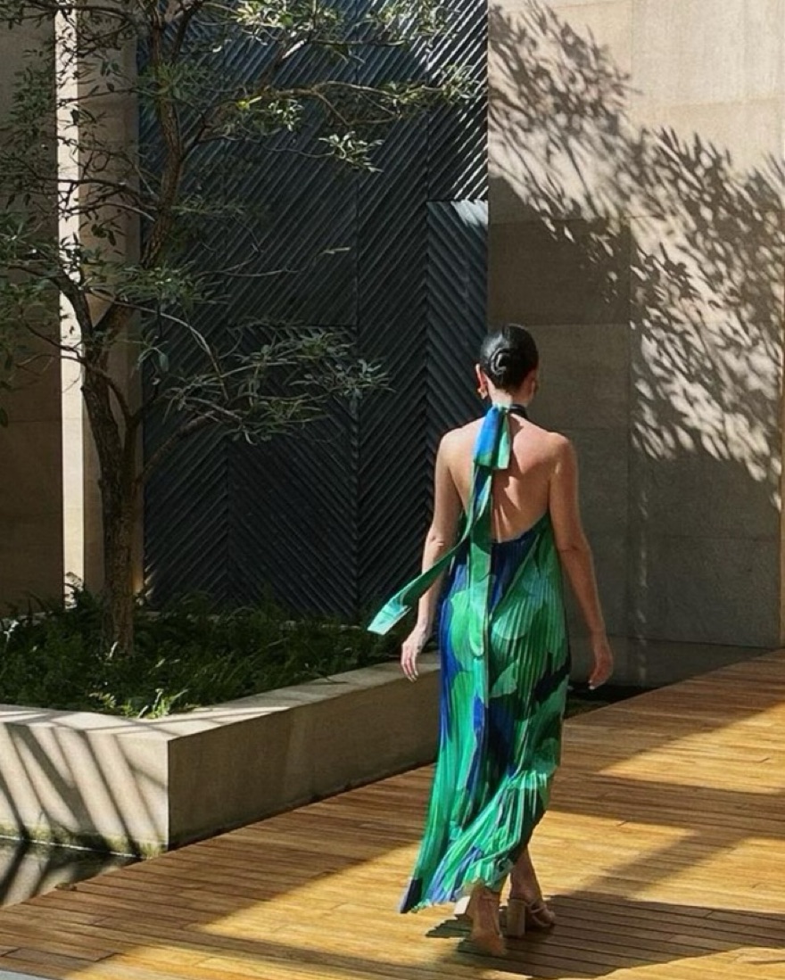 L'IDEE Opera Gown Capri Green by L'idee - Pickle