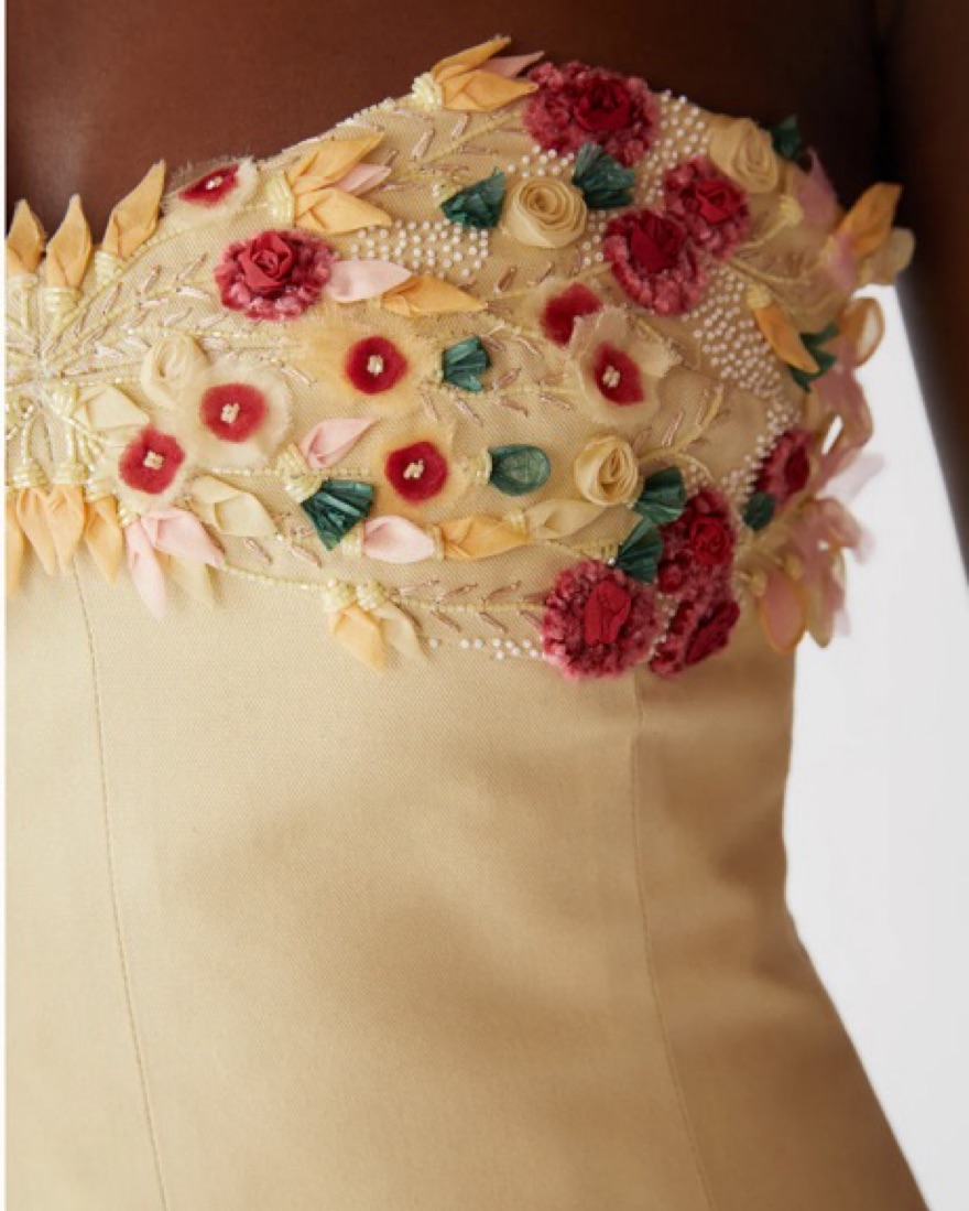 Orseund Iris Bouquet Bustier by Orseund Iris - Pickle