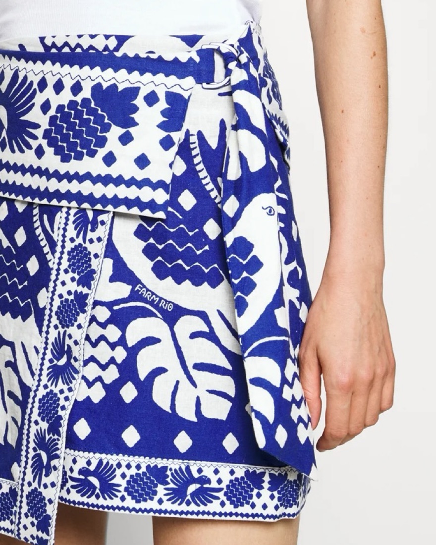 Farm Rio Wrap Skirt | Pickle