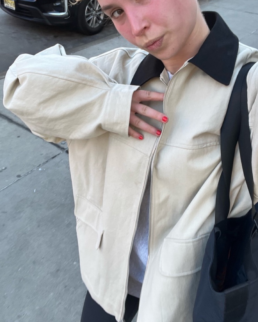 Frankie Shop Malia Utility Jacket by The Frankie Shop - Pickle