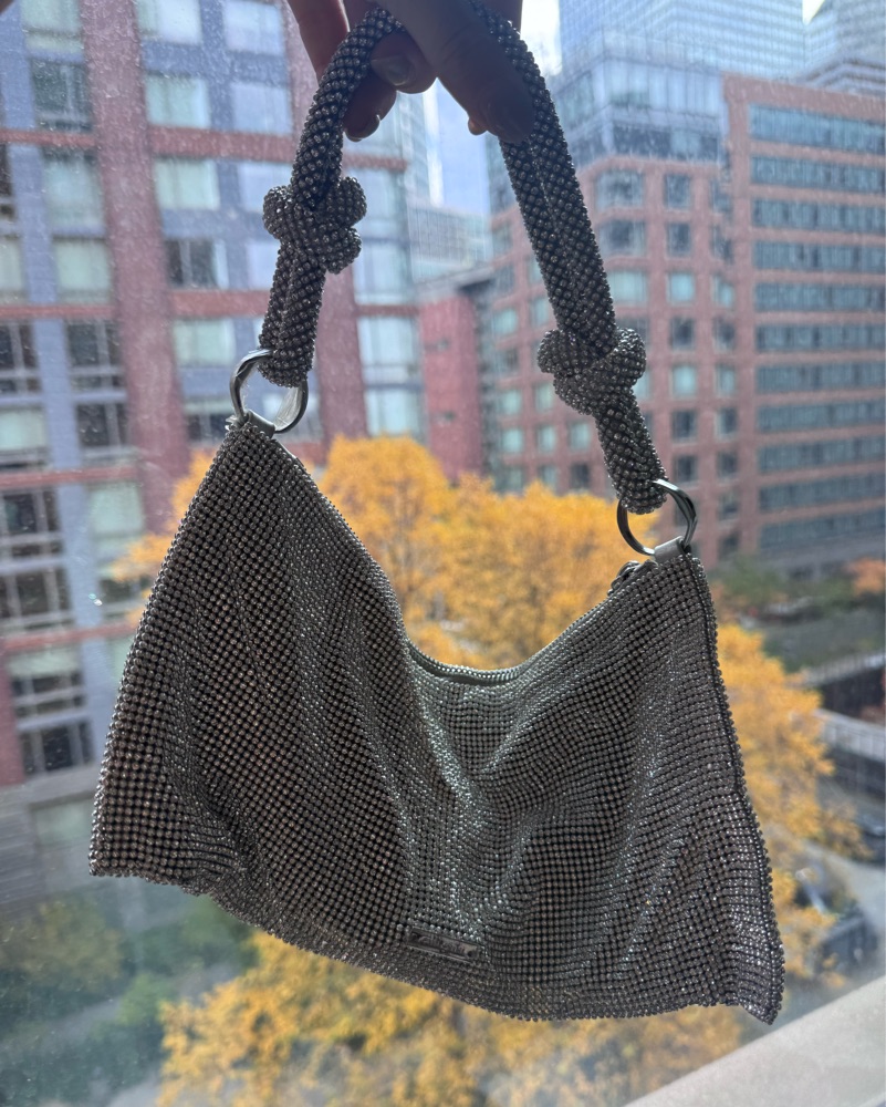CULT GAIA Sparkling Sequin Hobo Bag by Cult Gaia - Pickle