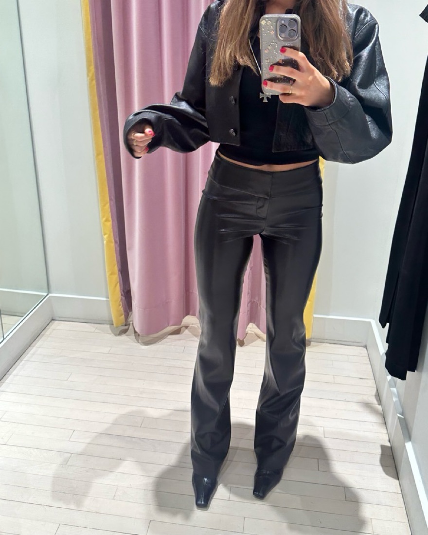 Leather Pants Faux Alice + Olivia small by Alice & Olivia - Pickle