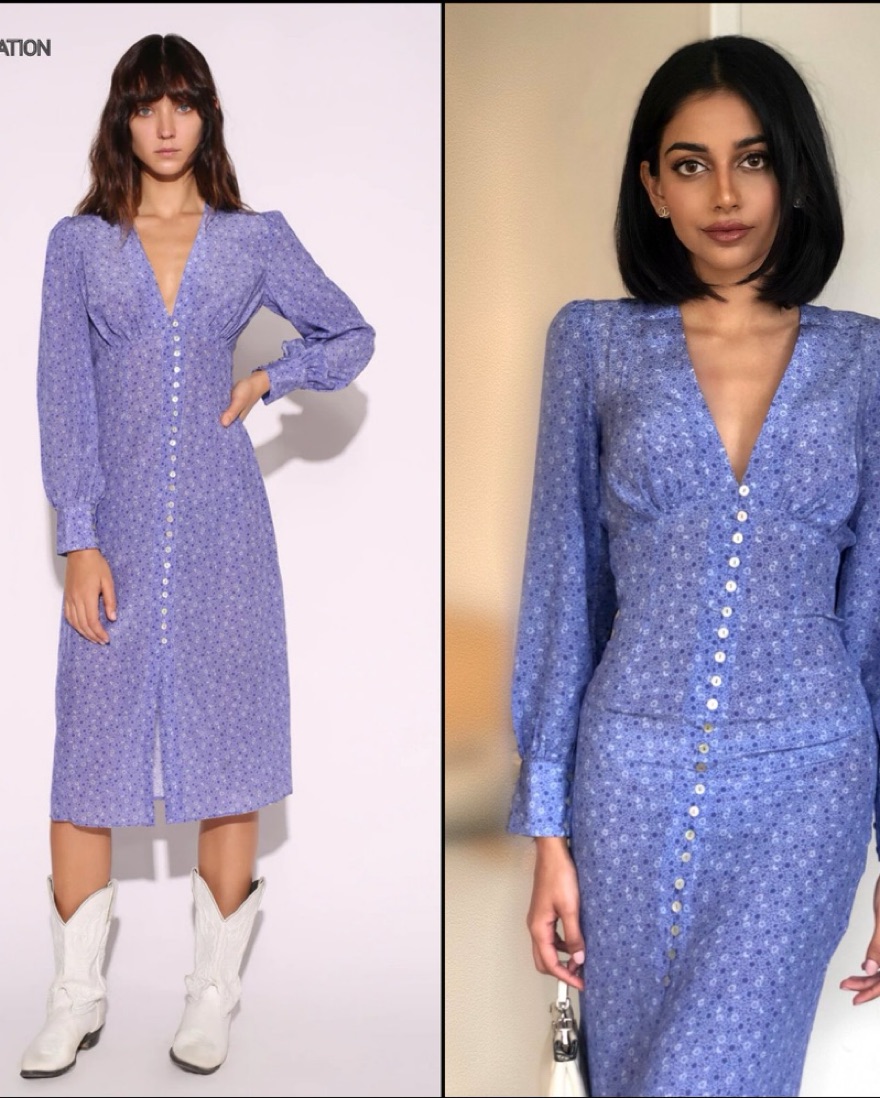 Realisation Par Vivienne Dress Purple by Realisation Par - Pickle