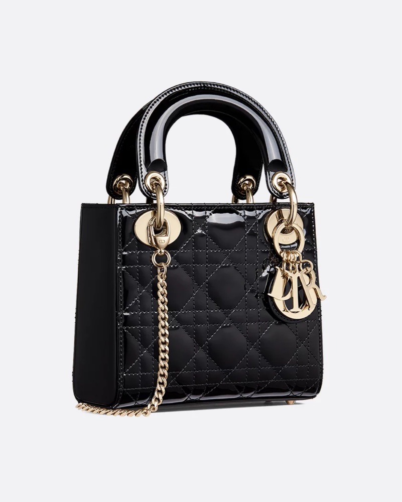Mini Black Lady Dior Bag with Chain by Dior - Pickle