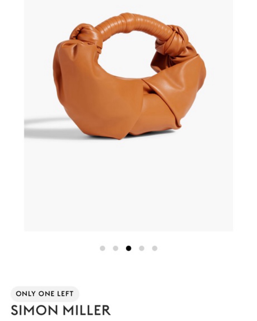 SIMON MILLER orange Loosy Leather Bag by Simon Miller - Pickle