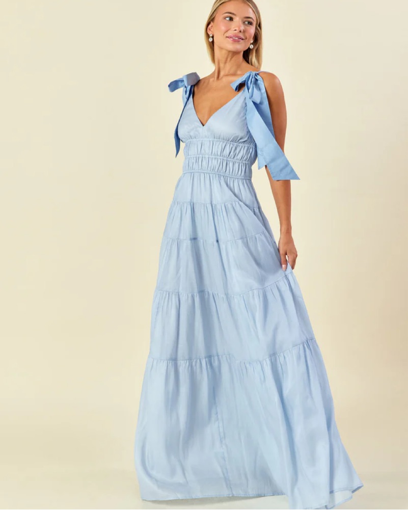 Lula Kate Demi Dress In Blue by Lula Kate - Pickle