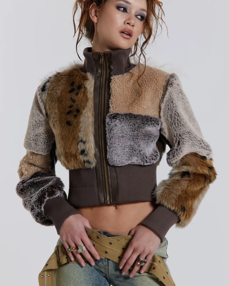 jaded london ジャケット 短丈 y2k 英国発☆Jaded London☆Gunmetal Marshal Jacket (JADED LONDON