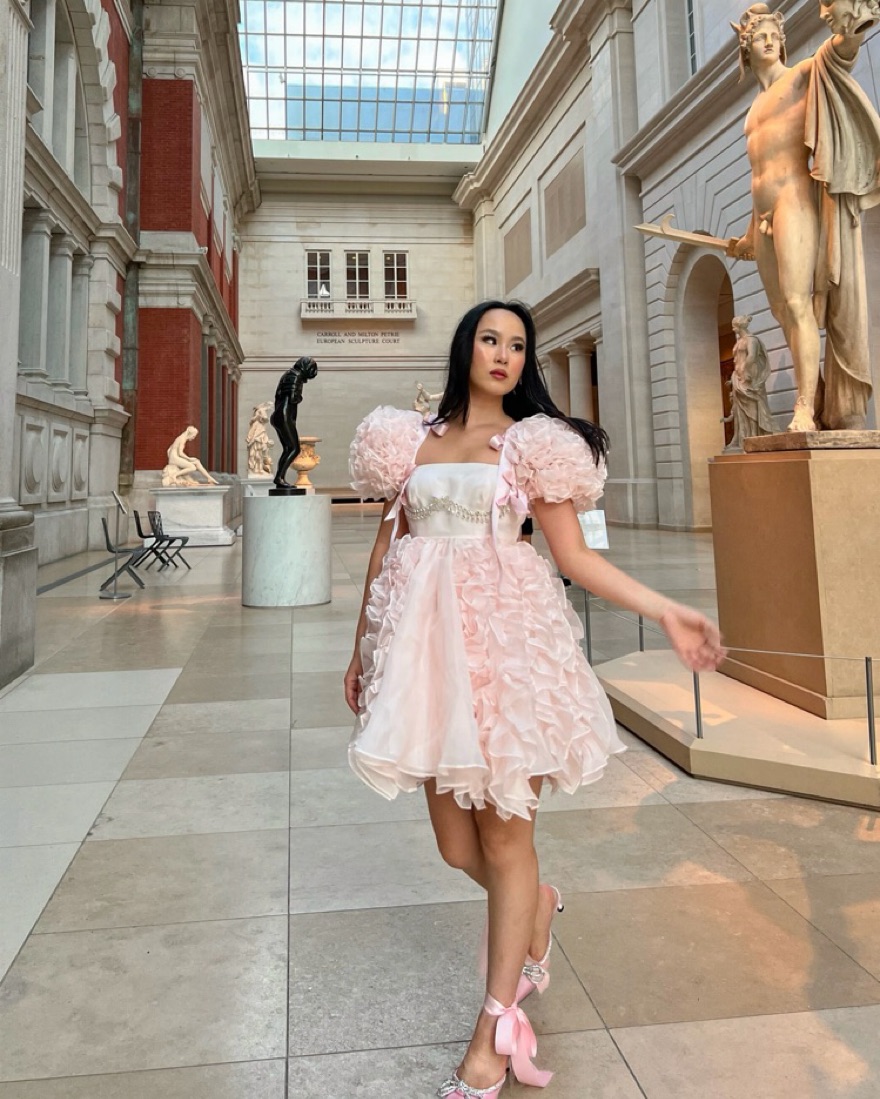 Selkie Paris Strawberry Milk Dress by Selkie - Pickle