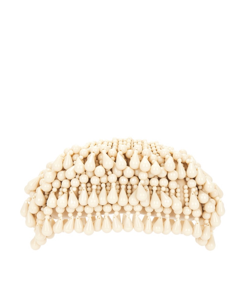 ナルガコット様 Cult Gaia Jaala Nano Clutch In Sand by Cult Gaia - Pickle
