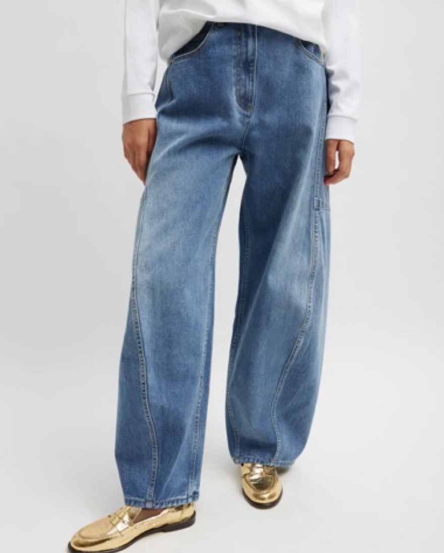 Tibi/ティビ　クラシック ウォッシュ デニム SID JEAN PETITE Tibi/ティビ】追加 クラシック ウォッシュ デニム SID JEAN PETITE 36