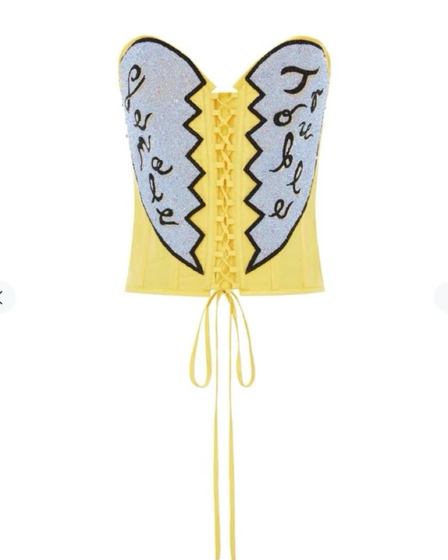 Clio Peppiatt Female Trouble Corset by Clio Peppiatt - Pickle