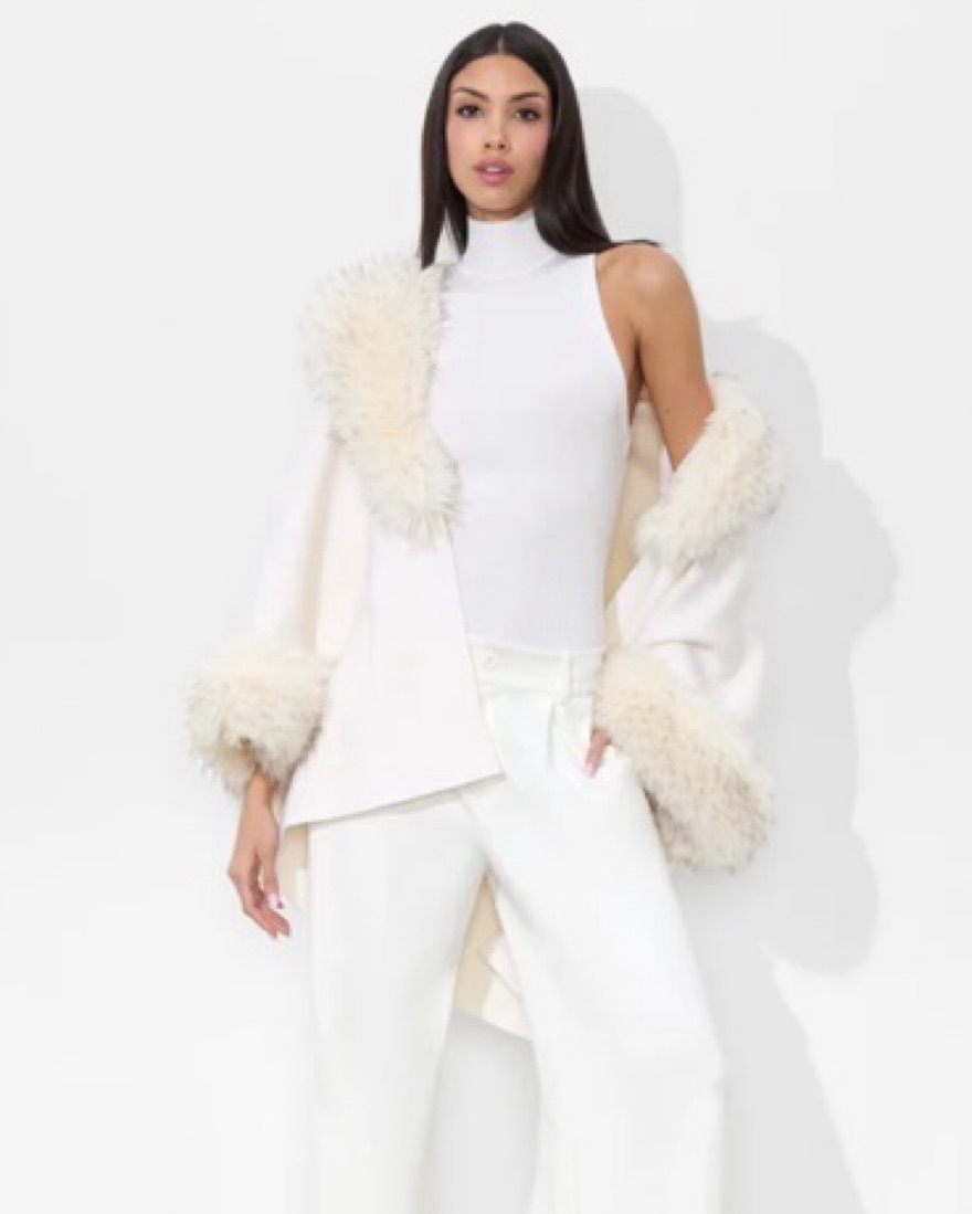 JOANNE SWEATER COAT by Alice & Olivia - Pickle