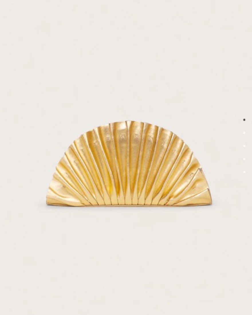 Cult Gaia Nala Mini Clutch by Cult Gaia - Pickle
