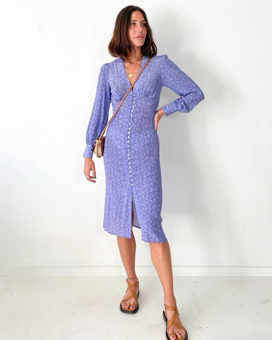 Realisation Par Vivienne Dress Purple by Realisation Par - Pickle