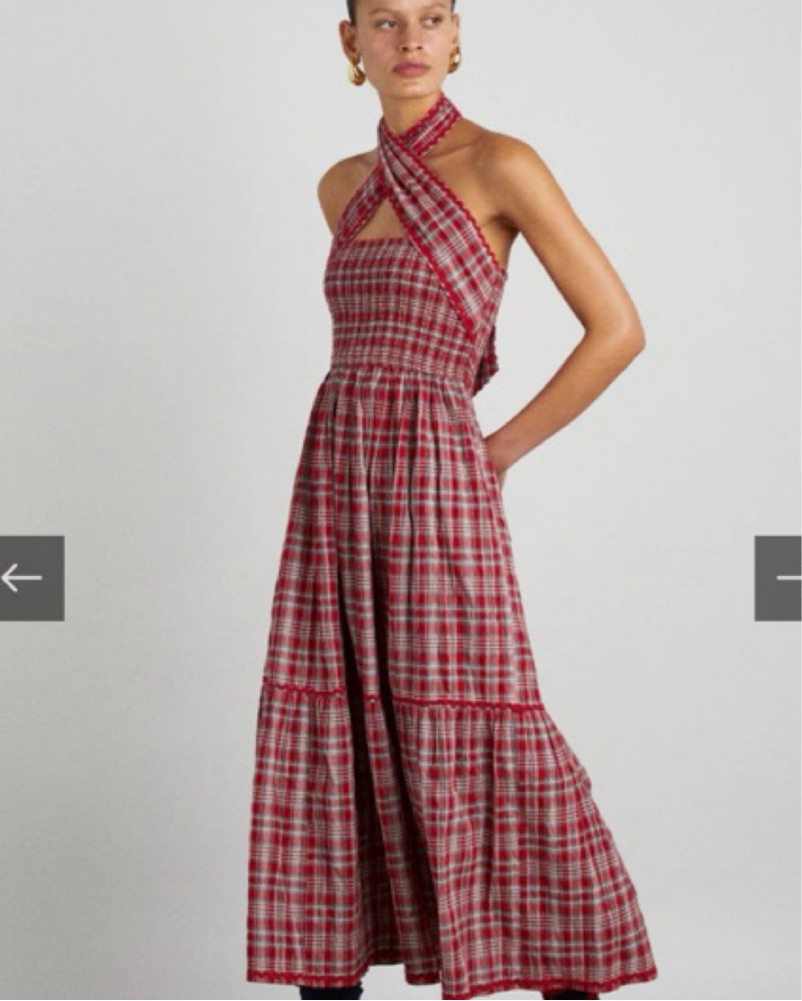 Damson Madder Pia Midi Dress by Damson Madder - Pickle