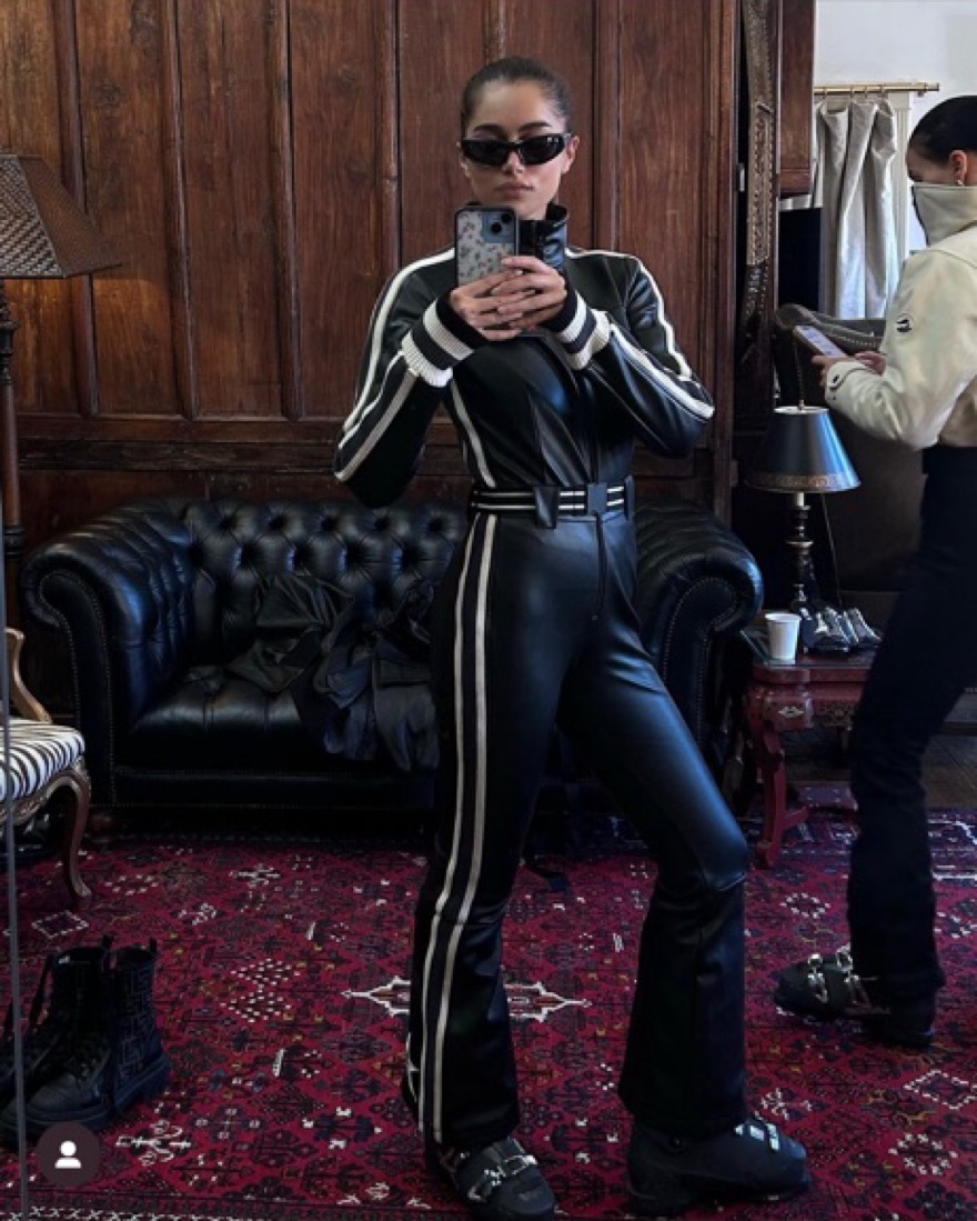 Vegan Leather Ski Suit Perfect Moment Xs by Perfect Moment - Pickle