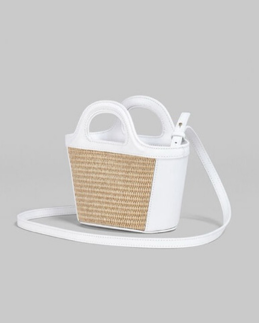 Marni Tropicalia Micro White Raffia Bag by Marni - Pickle