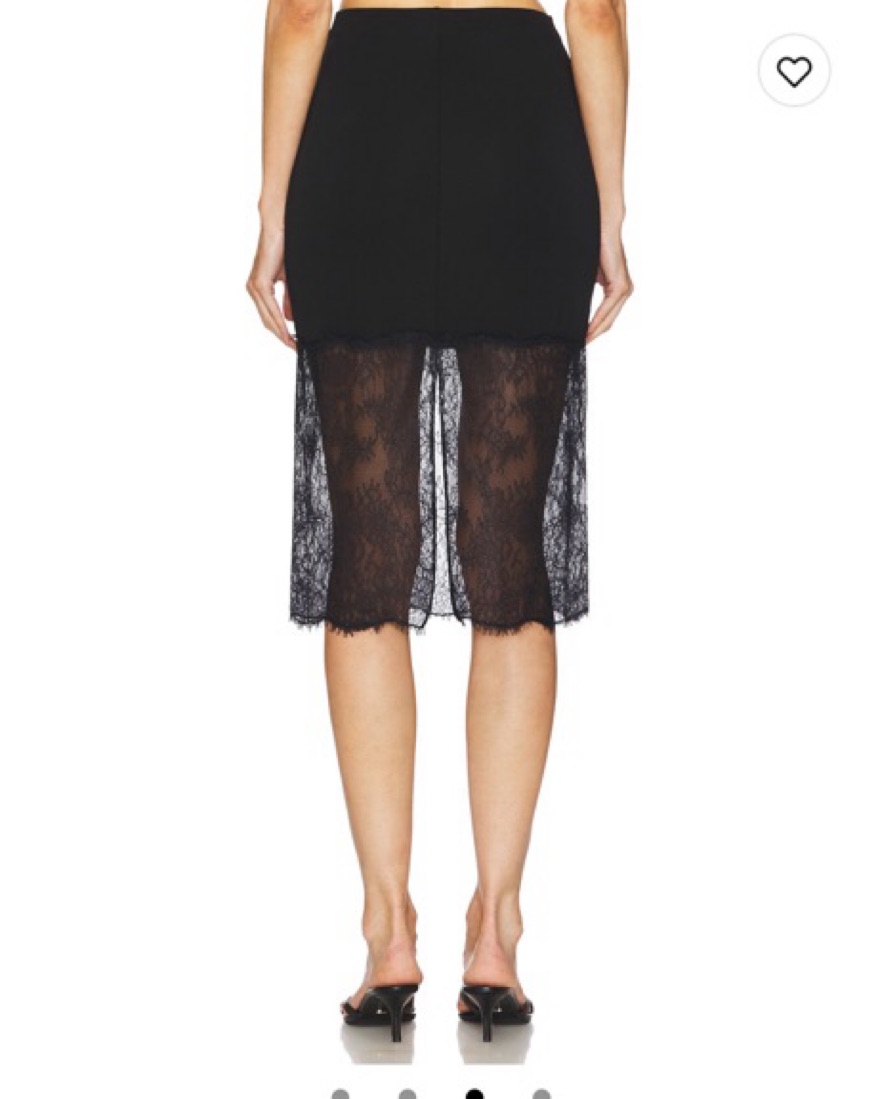 Ounce moi lace skirt 韓国　leday Lace Skirt L'Academie by Lacadamie - Pickle