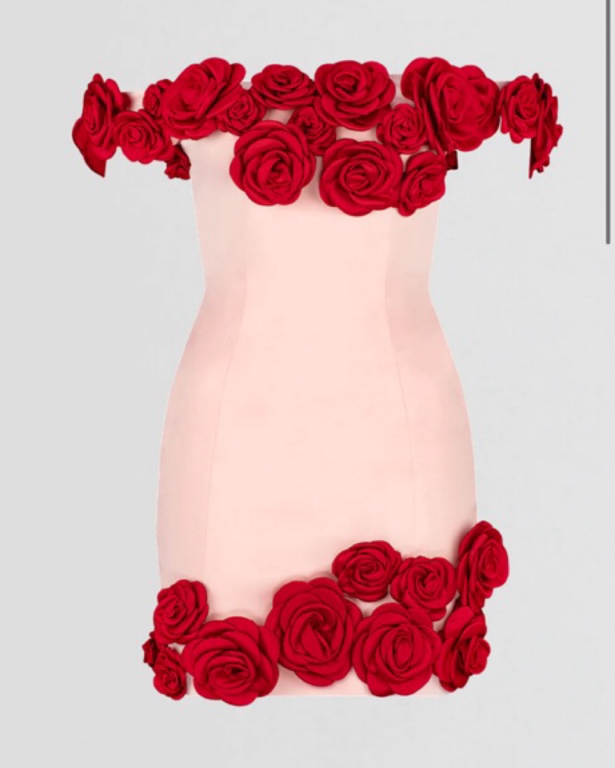 Pink Rose Mini Dress by Cult Gaia - Pickle