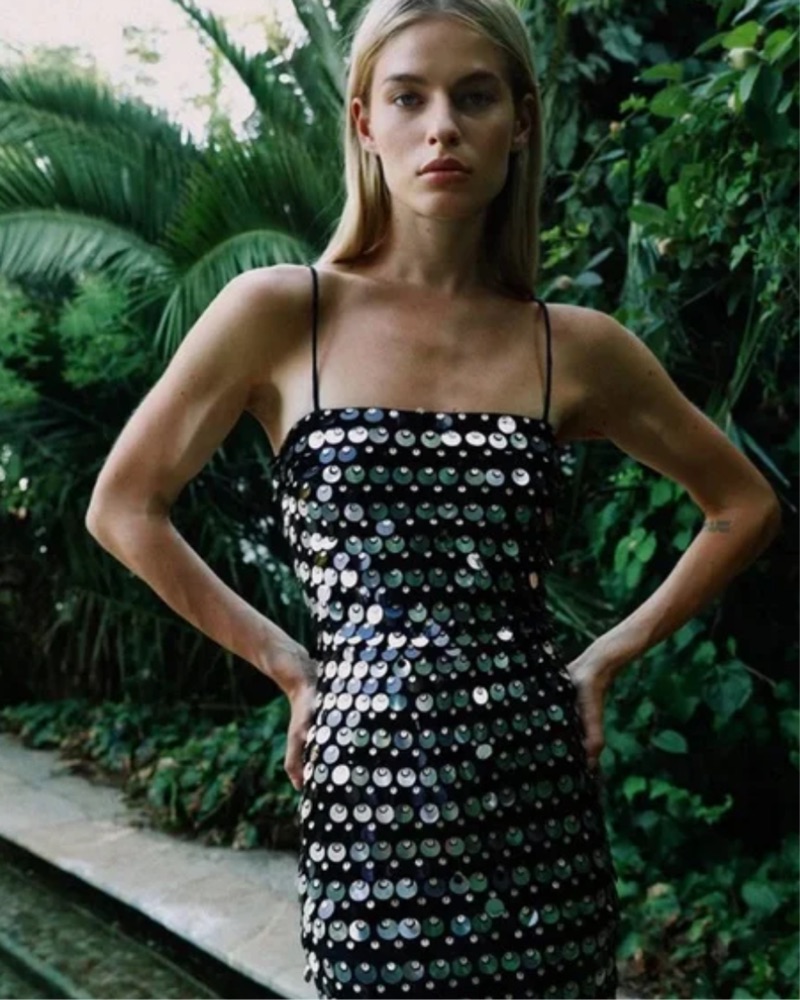 New Arrivals Sequin Gown by New Arrivals - Pickle