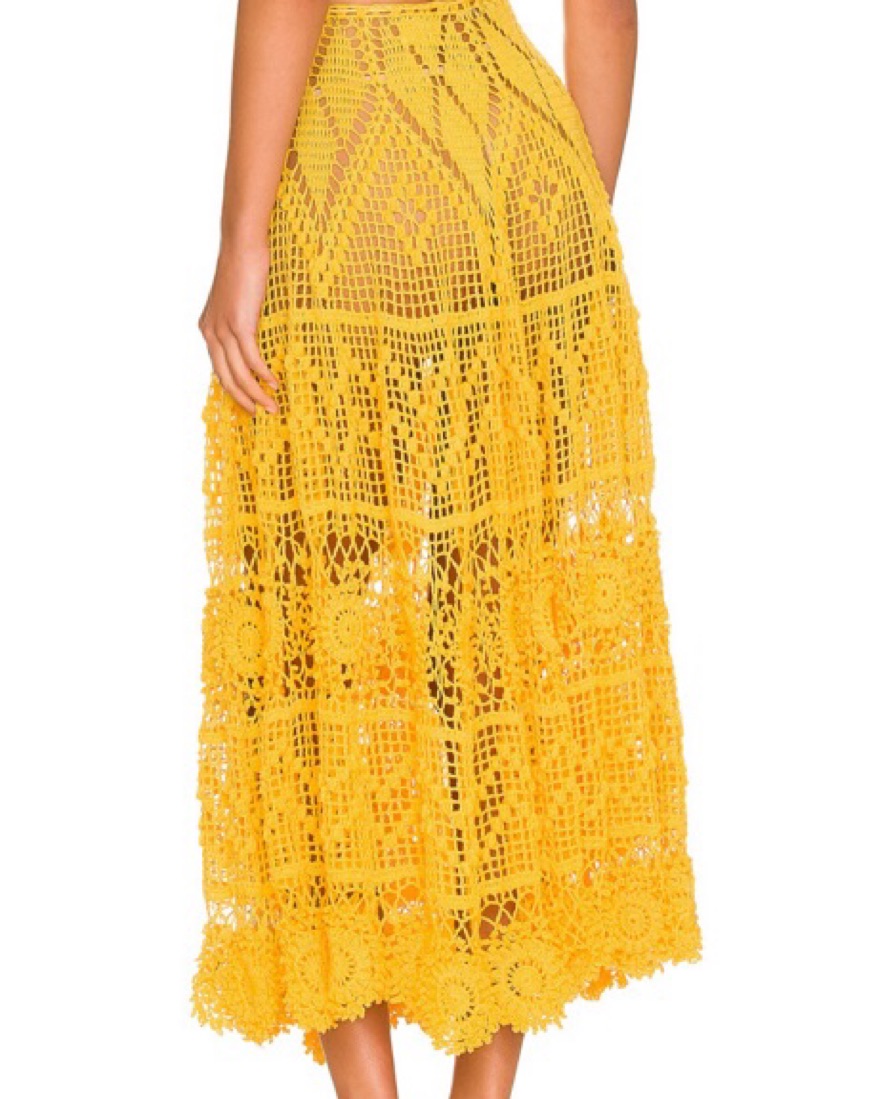 Alix Pinho Joyce Skirt by n/a - Pickle