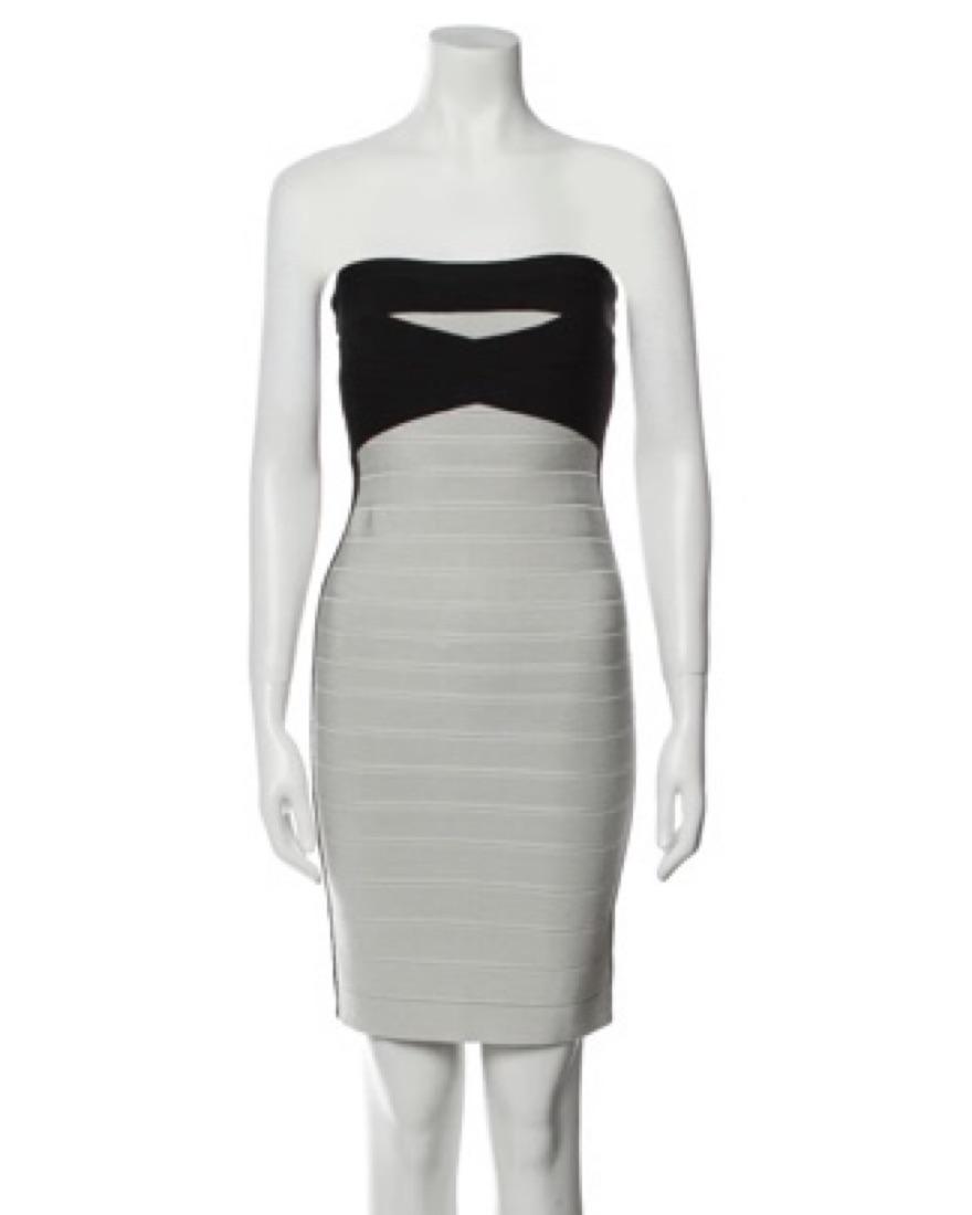 Herve Leger Simone Strapless Dress by Herve Leger - Pickle