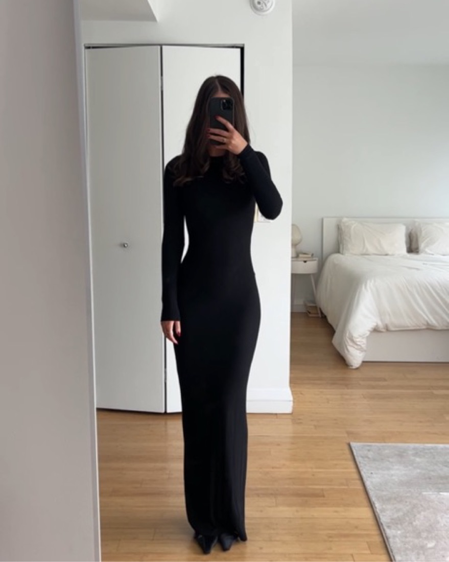 Skims Long Sleeve Dress by Skims - Pickle