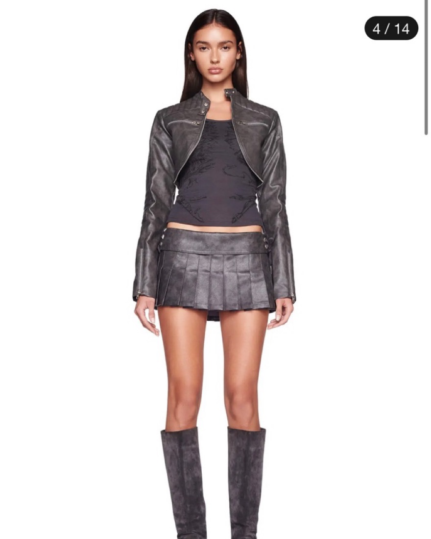 トップス i am gia/KINTH BOLERO KINTH BOLERO - NEUTRAL : ANIMAL SUEDE | I.AM.GIA