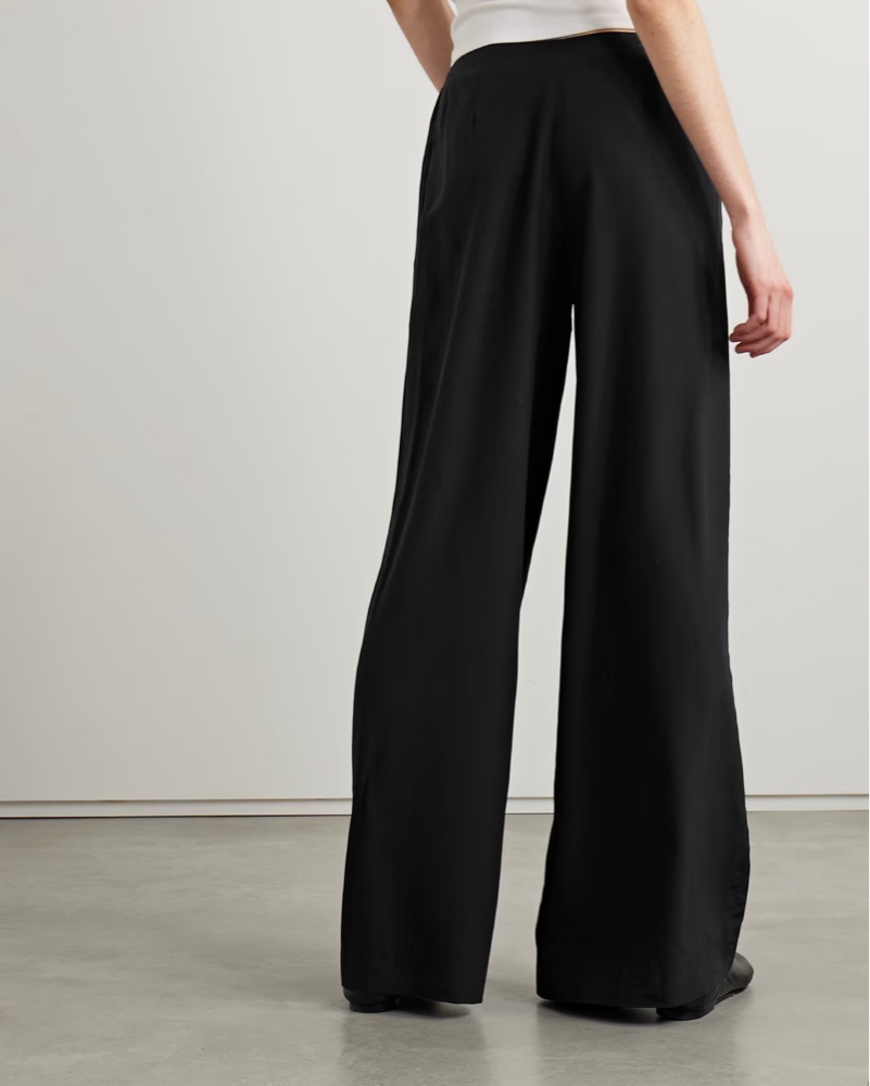 NILI LOTAN Black Silk Pant by Nili Lotan - Pickle
