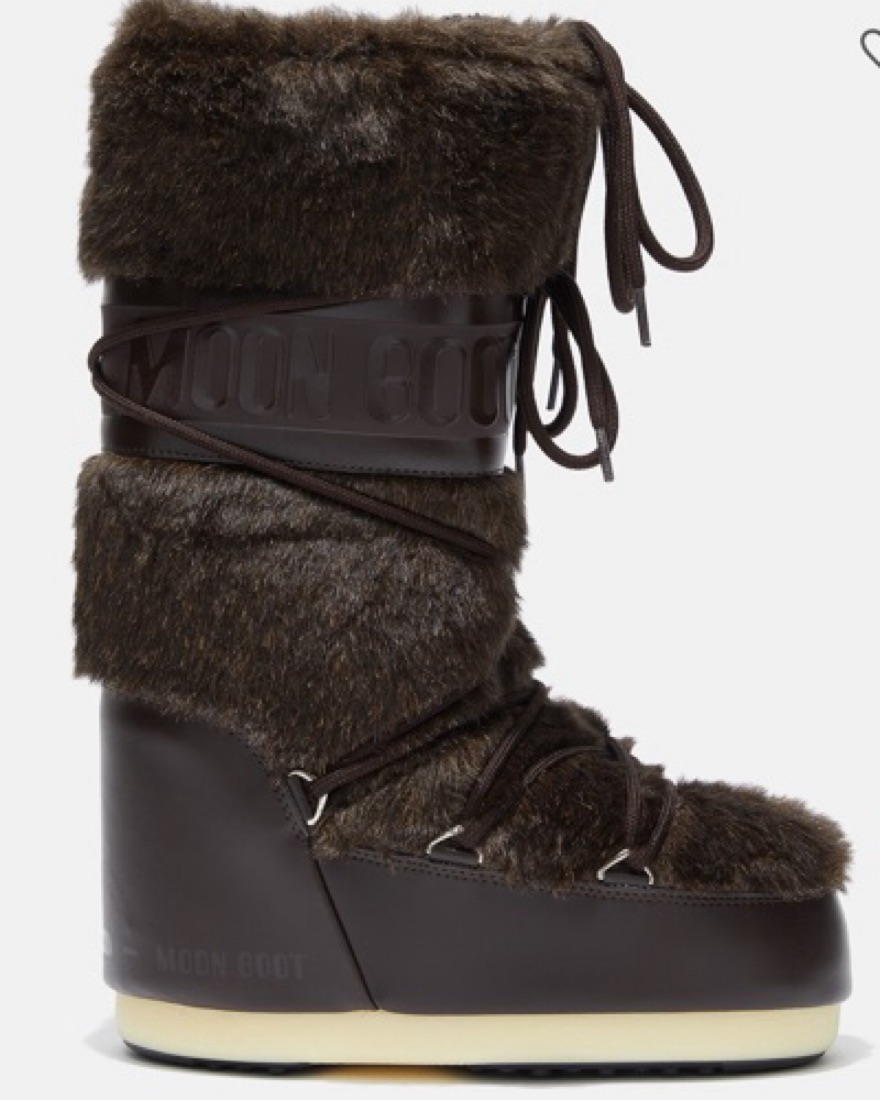 Chocolate Brown Moon Boots by Moon Boots - Pickle