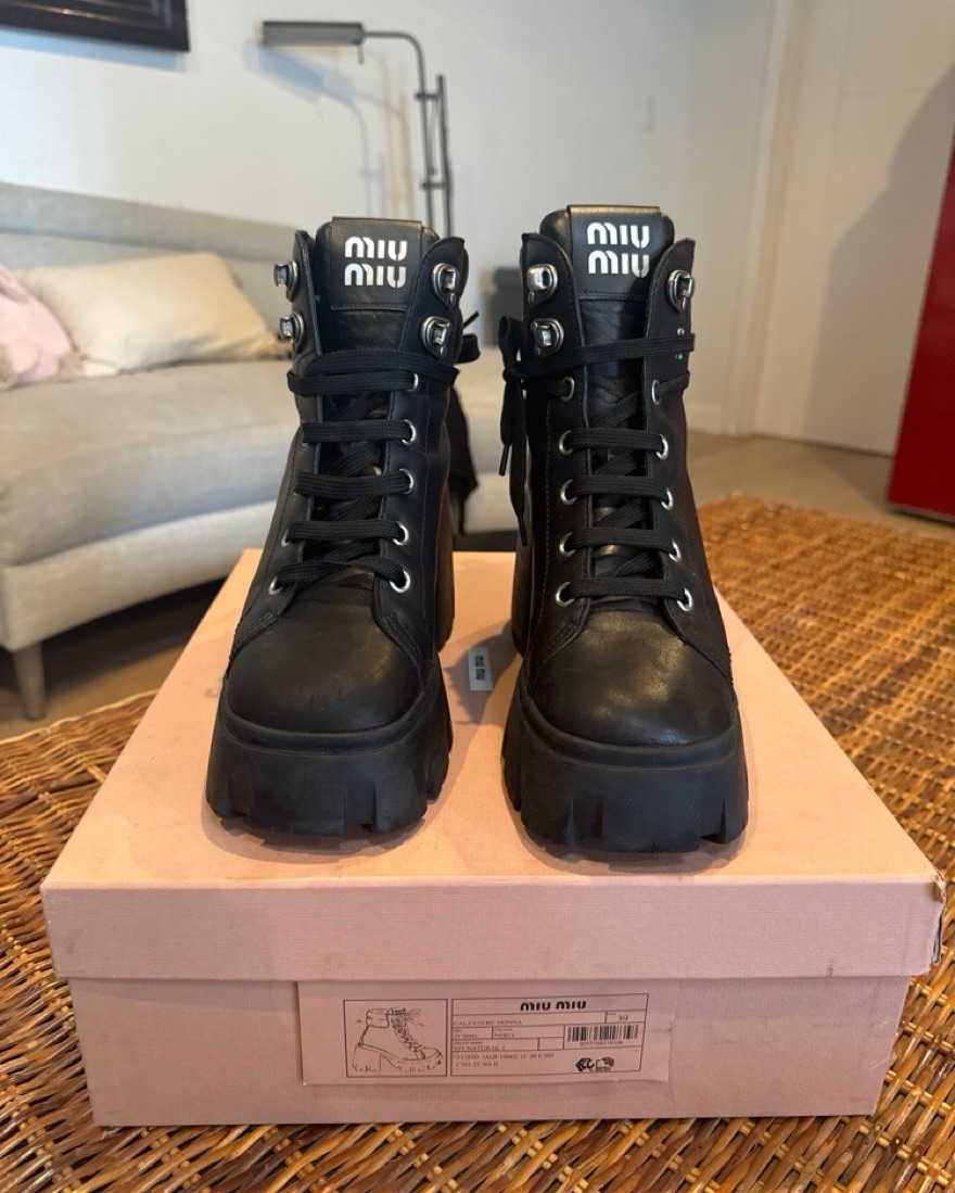 Miumiu Boots by Miu Miu - Pickle