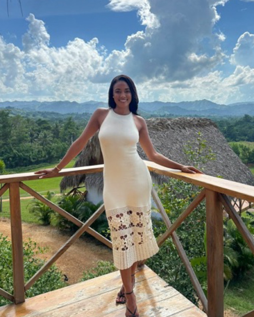 Finley Crochet Midi Dress by Tularosa - Pickle