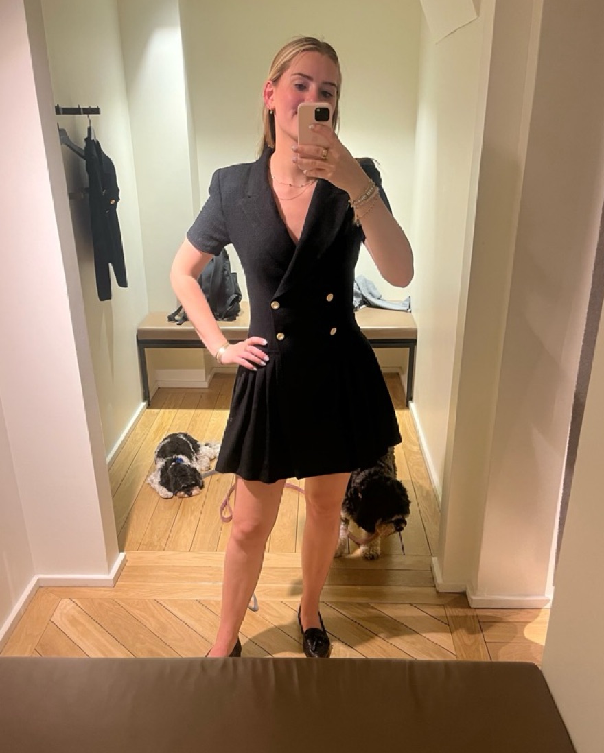 Sandro Tweed Rossa Dress by Sandro - Pickle