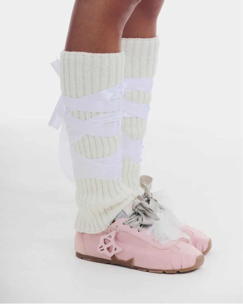 Naked Wolfe Pink Ballet Sneakers by Naked Wolfe - Pickle