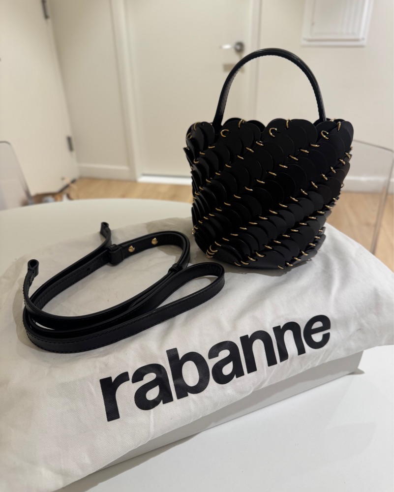 Paco Rabanne Pacoïo Leather Bag by Paco Rabanne - Pickle