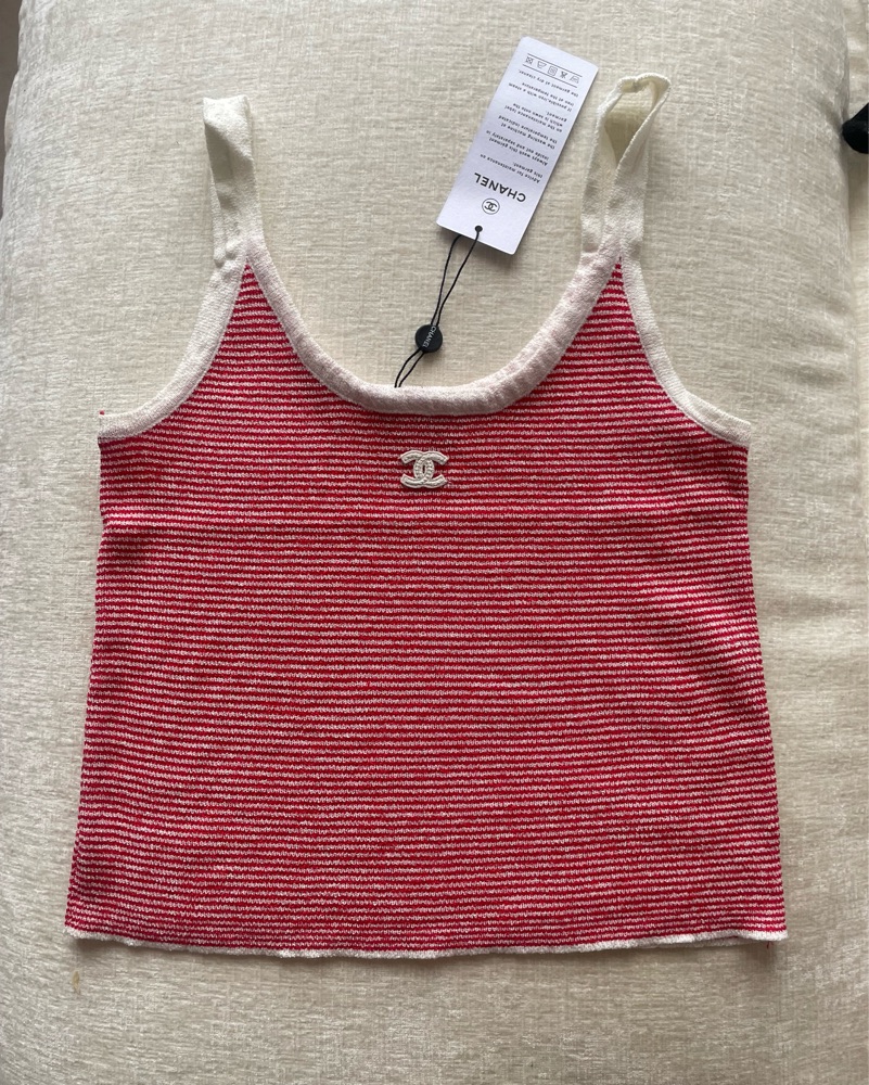 Chanel knit tank top by Chanel - Pickle