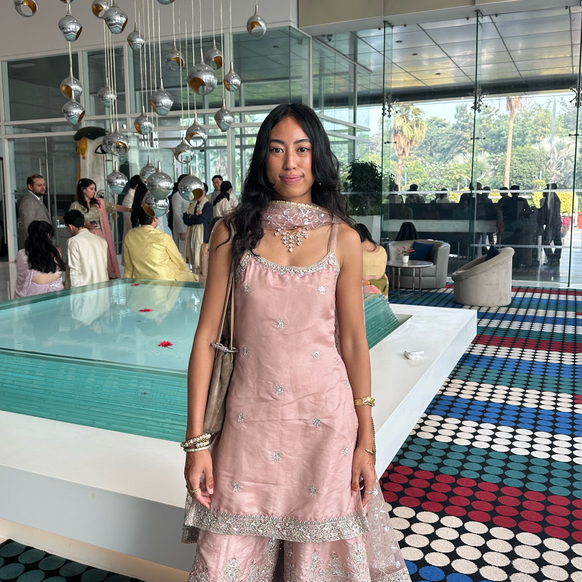 indian beaded dress Hand-beaded Lehenga Wedding Guest by Indian lehenga Lita | Leopard Print TagLabel: Stretch An amazing holiday dress Cores:Beige