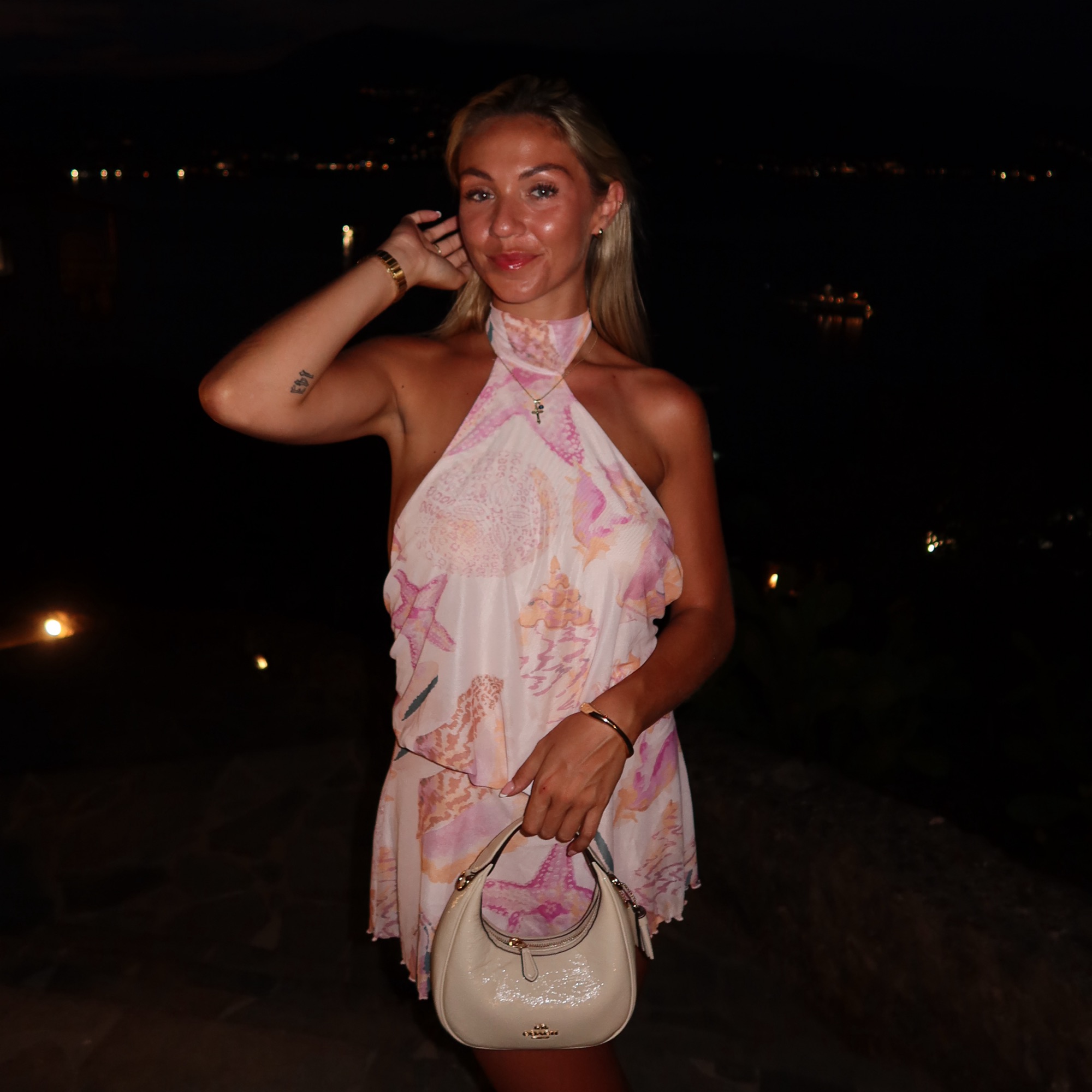 brina mini dress in rose gold Revolve Superdown by Superdown Maxi dress