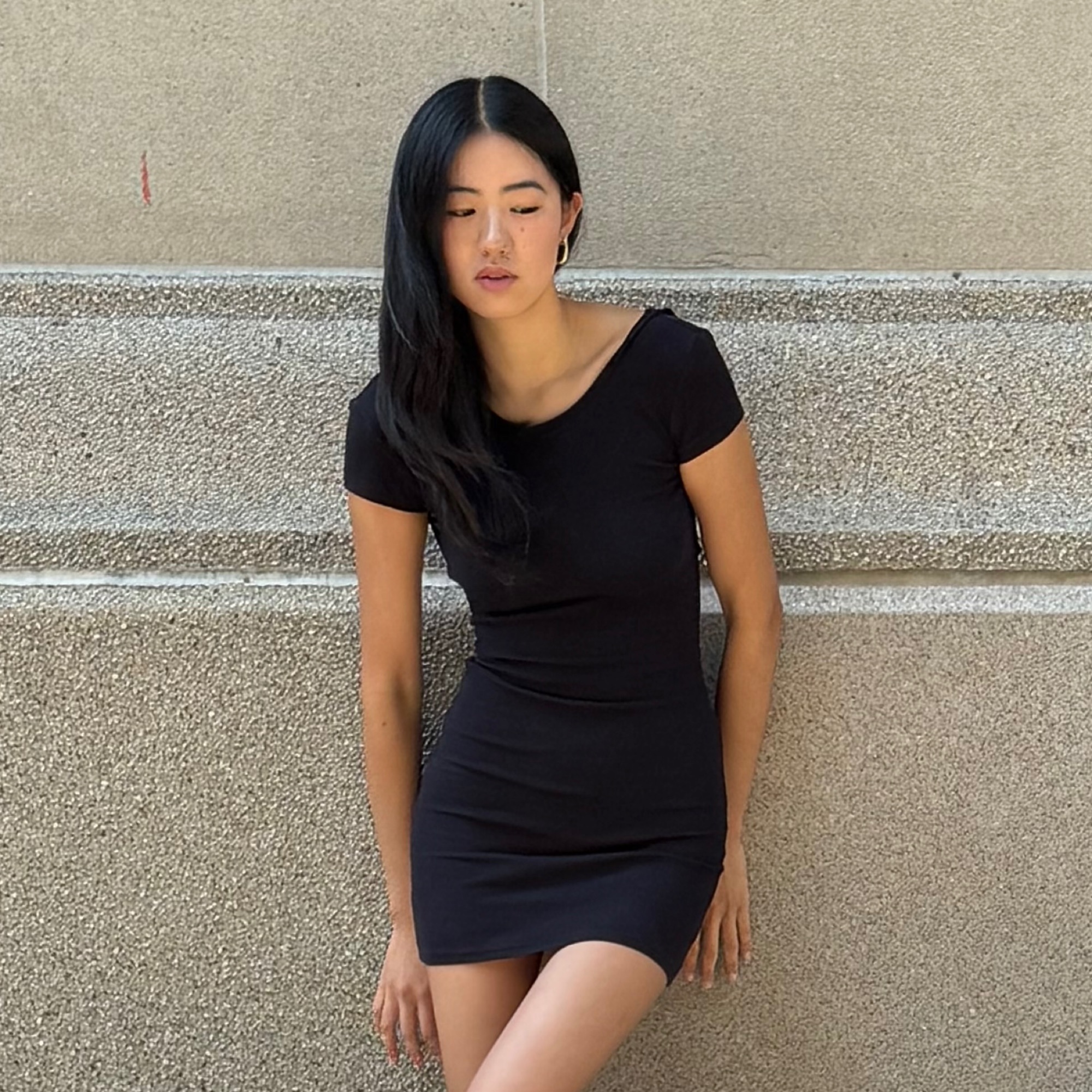 coperni cut out jersey dress cut-out by Coperni Coperni black dress