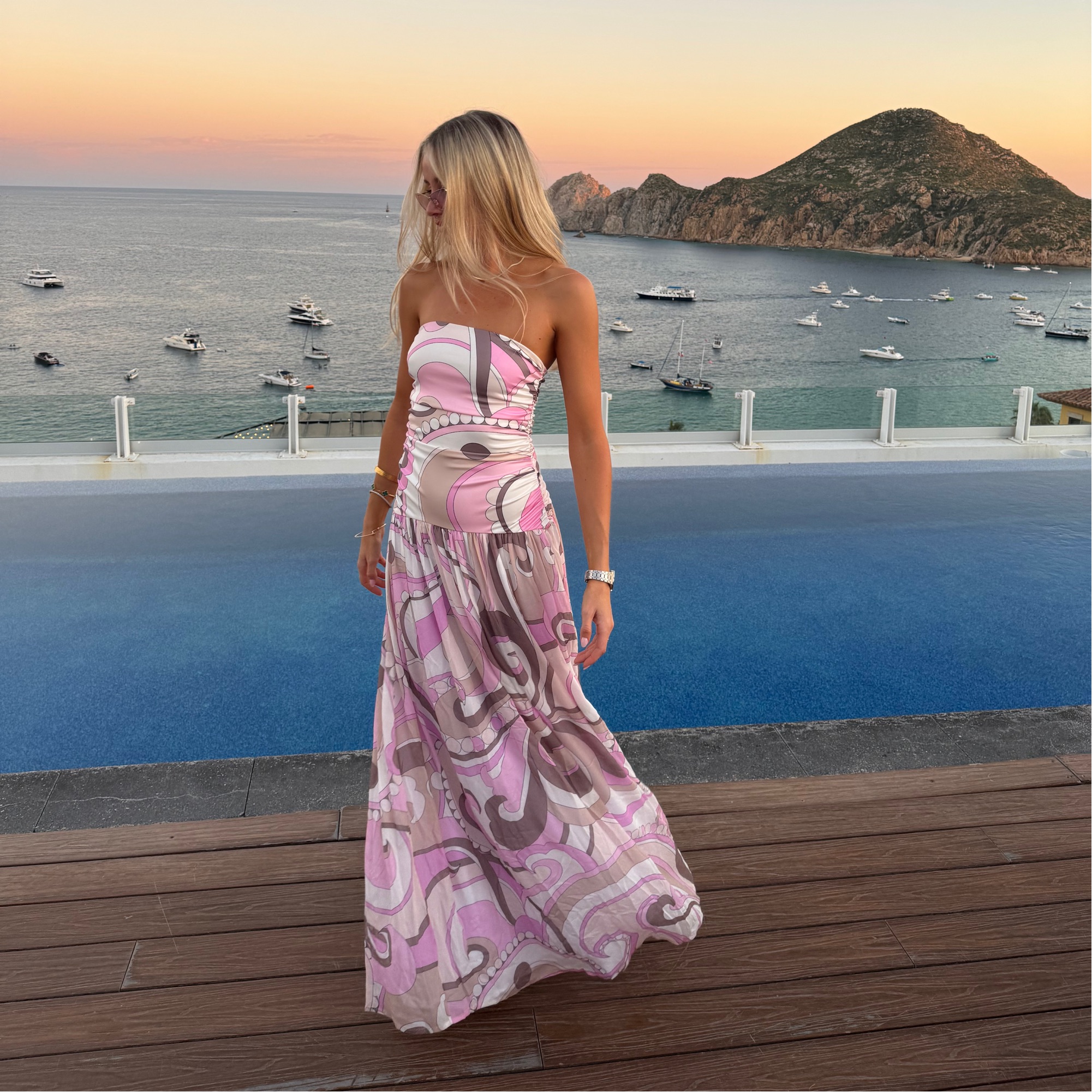 Monet Twist Gown in Cocoa & Copper by Nookie | Pickle