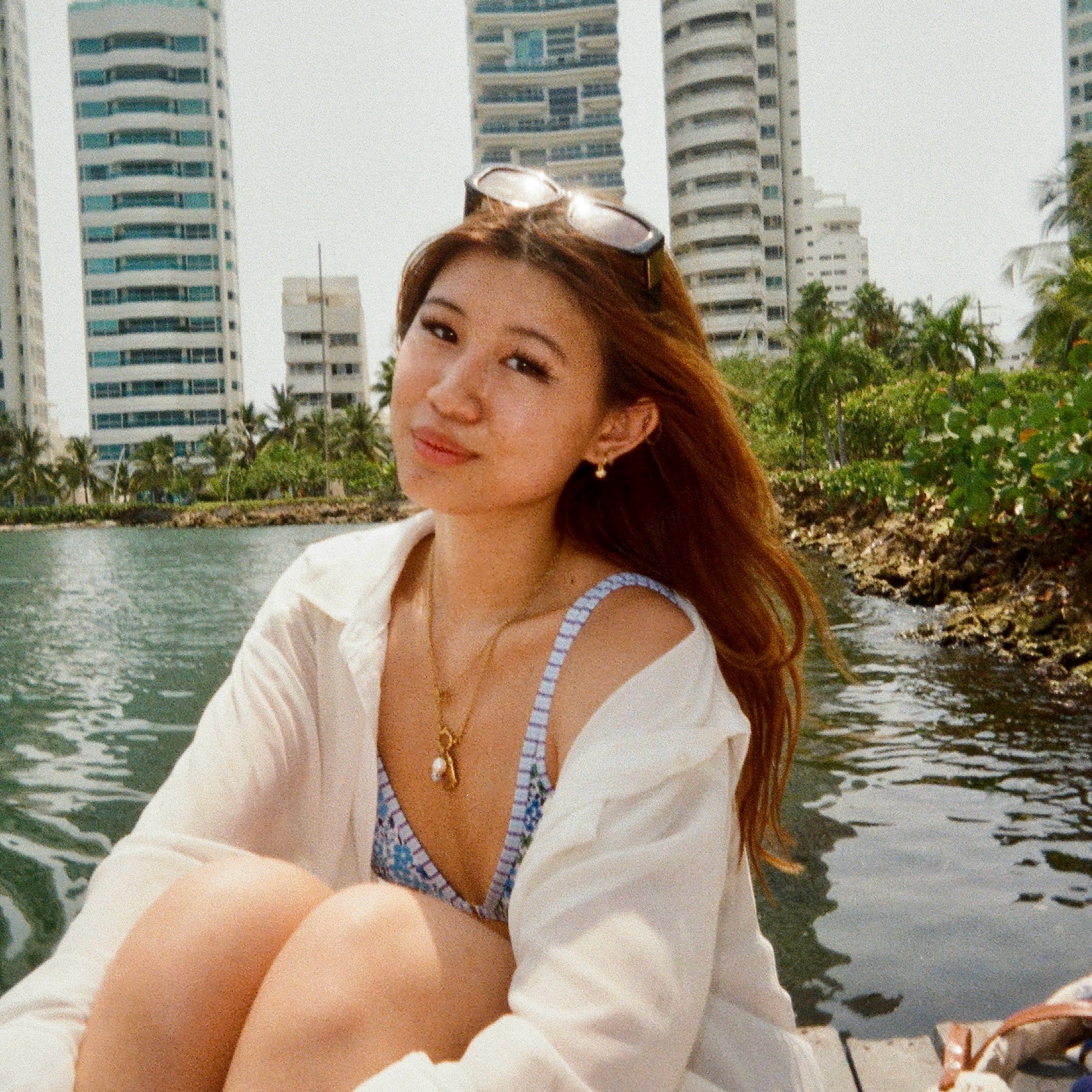 Sonatina Beaded Vest Top - Crystal by Peppermayo | Pickle